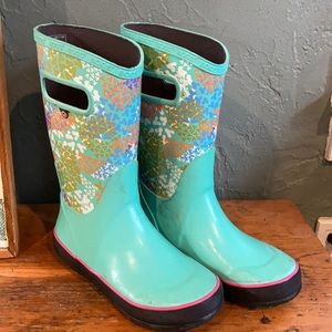 BOGS- Teal and Floral -waterproof